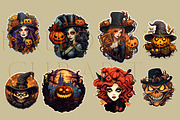 Halloween Clip Art, an Object Graphic by MajorArtTm (Thumbnail 4 of 5)