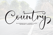 Country | Script Font, a Handwritten Font by Scratchones (Thumbnail 1 of 9)