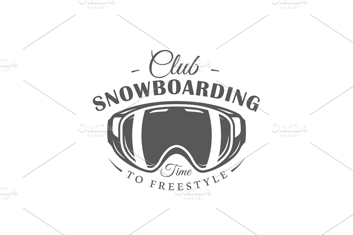 18 Snowboarding Logos Templates, a Branding & Logo Template by Art Design (Photo 17 of 26)