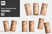 Paper tube packaging mockup bundles, a Packaging Mockup by Ambo Ampeng (Thumbnail 1 of 11)
