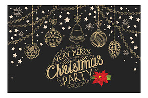 Party holiday invitation