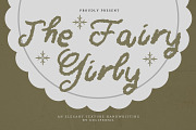 The Fairy Girly - Texture Font, a Handwritten Font by delipensil (Thumbnail 1 of 6)