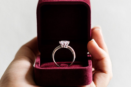 Wedding ring stock photo containing background and box, a Person Photo by rawpixel