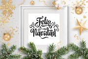 Feliz Navidad svg Spanish Christmas, an Object Graphic by Zoya Miller (Thumbnail 6 of 11)
