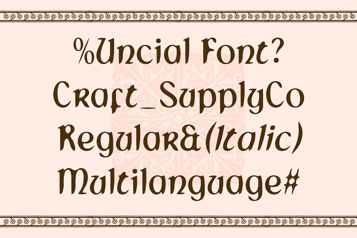 CS Kurse Drawn, a Sans Serif Font by Craft Supply Co. (Photo 7 of 8)