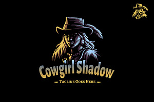 Cowgirl Shadow Logo