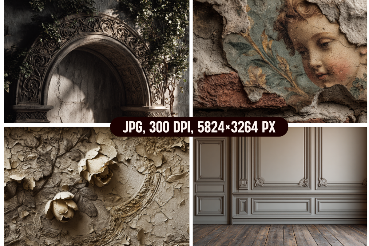 Classic and Baroque Photo Backdrops, an Object Graphic by PrintHaven Designs (Photo 2 of 11)