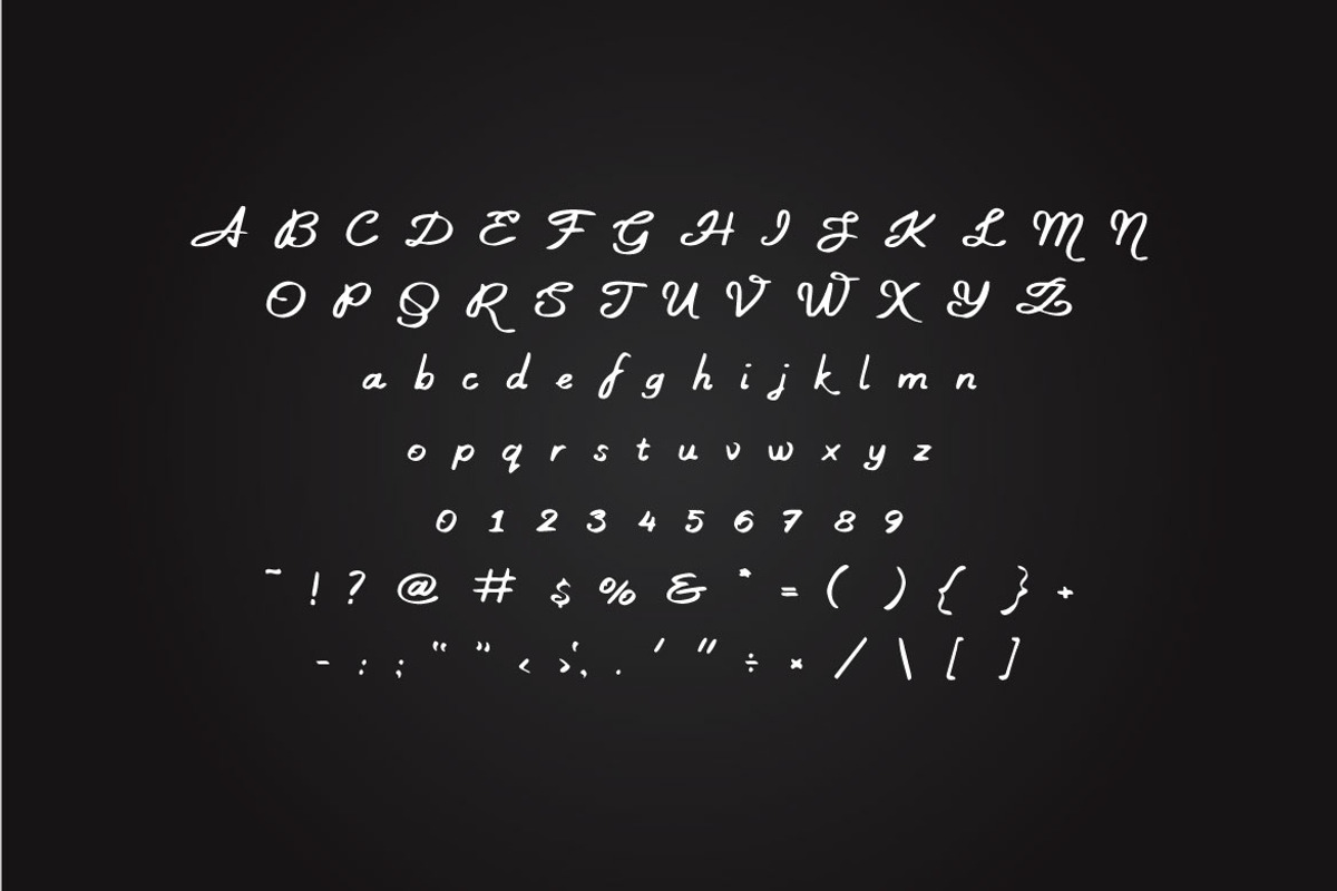 Black Fairy - Script Font, a Script Font by Mightyfire (Photo 2 of 3)