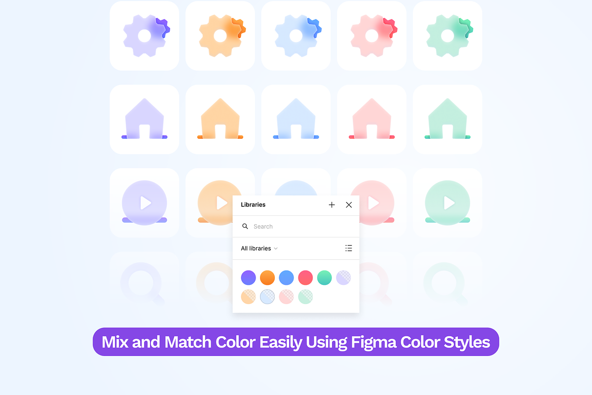 Frosted Glass Glassmorphism UI, a Solid Icon by SLAB! Design (Photo 3 of 4)