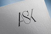 ASK, Abstract letters Logo Monogram, a Branding & Logo Template by art_creater (Thumbnail 2 of 2)