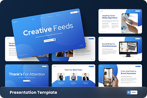 SocialPixel - Creative Feeds Keynote, a Presentation Template by GraphauseProject