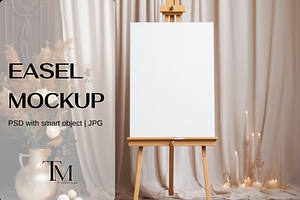 Easel Mockup 18x24 Welcome Sign