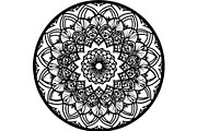 Intricate Black Mandala Circle, a Decorative Illustration by Designer_Momina (Thumbnail 12 of 20)