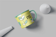 Round Coffee Mug Mockups, a Cups & Container Mockup by megostudi0 (Thumbnail 4 of 5)