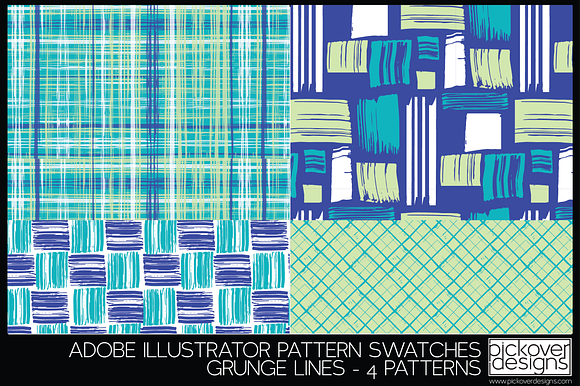 SALE-4 Grunge Line Pattern Swatches preview 2
