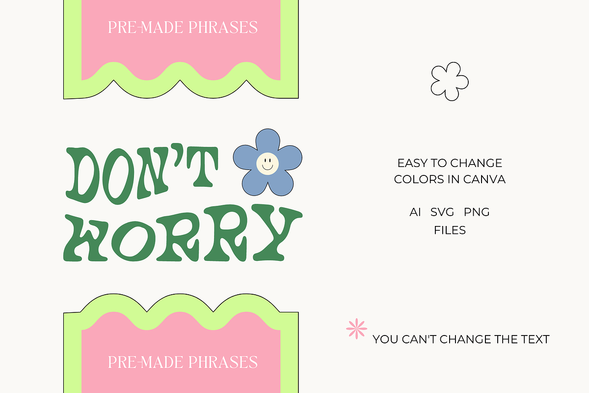 Good vibes Stickers Collection, an Object Graphic by Alina Karpenko (Photo 3 of 9)