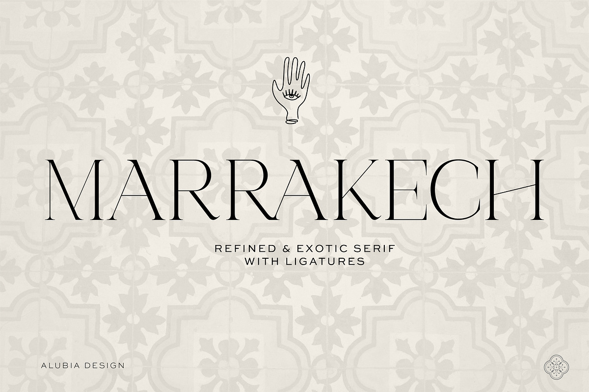 Marrakech - Modern & Exotic serif, a Serif Font by Alubia design (Photo 10 of 10)
