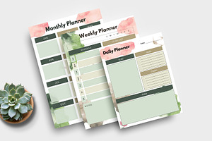 Editable Canva Daily-Weekly-Monthly