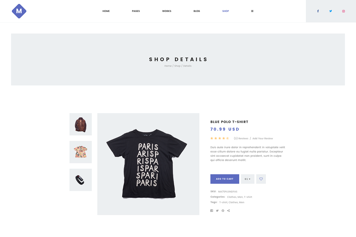 M - Minimal Portfolio Template, a Landing Page Template by bigpsfan's SHOP (Photo 18 of 18)