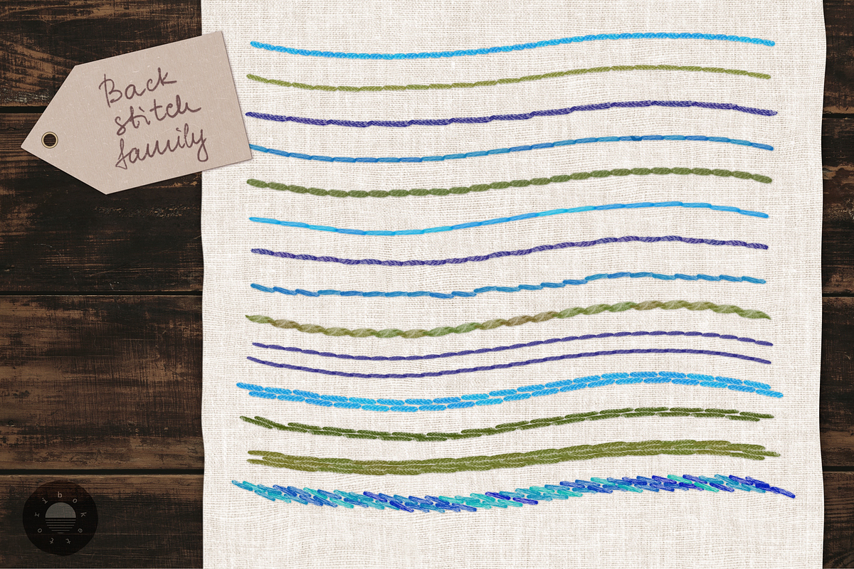 Embroidery brushes for Procreate, a Brush Add-On by bokettori (Photo 9 of 16)
