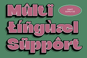 Fulcher 3D, a Sans Serif Font by Craft Supply Co. (Thumbnail 7 of 8)