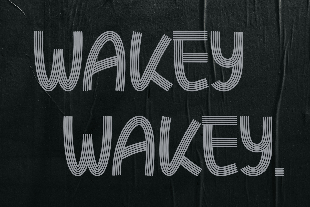 Jumanti - Playful Multiline Font, a Sans Serif Font by Bayuktx (Photo 2 of 6)