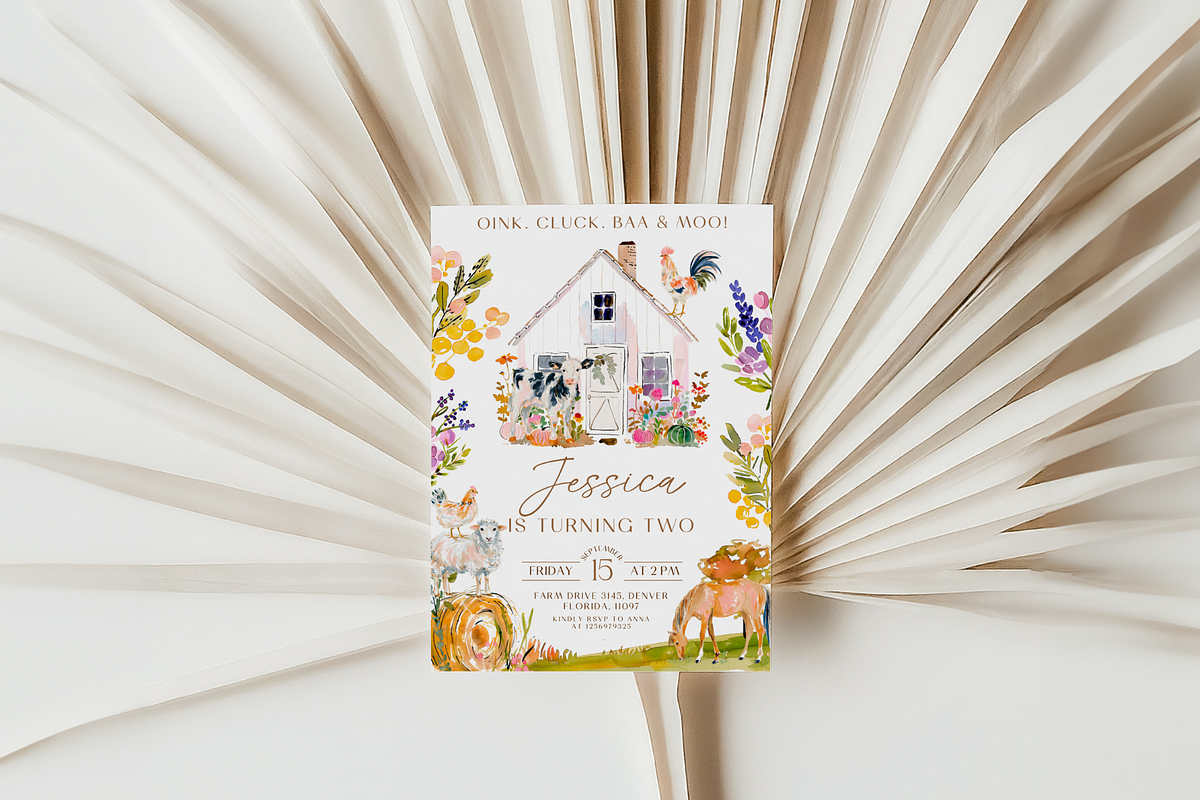 Party Animal Farm Birthday Invite, an Invitation Template by Digital_Mind (Photo 3 of 3)
