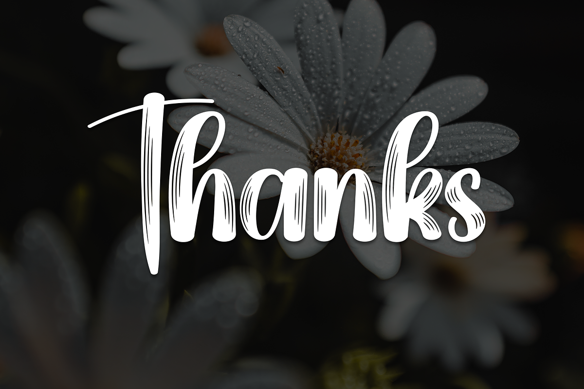 Daisy | Script Font, a Handwritten Font by Scratchones (Photo 9 of 9)
