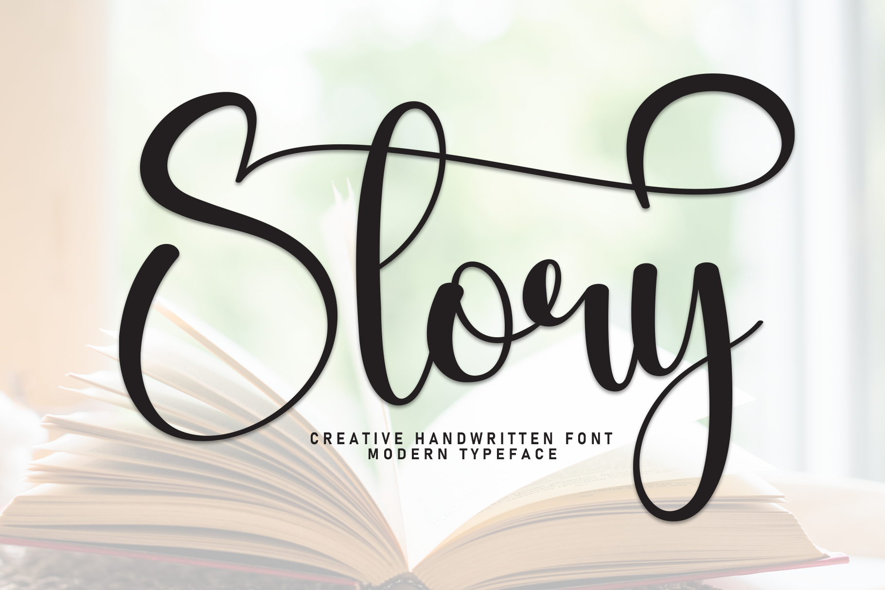 Story | Script Font, a Handwritten Font by Scratchones