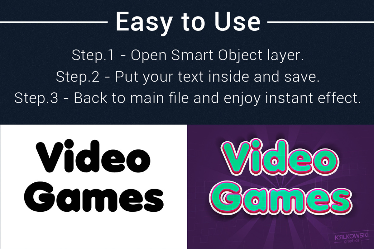 Video Games Text Effects Mockup preview 5