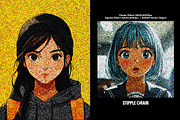 Stipple Grain Photo Effect, a Layer Style Add-On by dokudokunomi (Thumbnail 2 of 8)