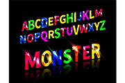 Graffiti Alphabet Monster, a Graphic by Aromeo (Thumbnail 1 of 6)