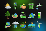 Ecology & Earth 3D Icons, an Environmental 3D Model by Azam Creative (Thumbnail 4 of 5)