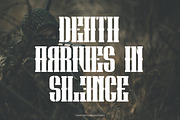 Deadhammer - Millitary Font, a Serif Font by Flawless And Co (Thumbnail 4 of 10)