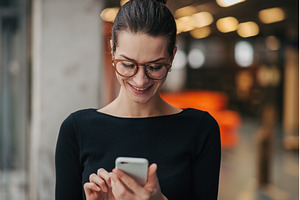 Portrait of young businesswoman, a Person Photo by HalfPoint