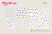 Christmas Lights Borders & Patterns, a Seasonal Illustration by moja doodle (Thumbnail 6 of 10)