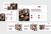 Food & Restaurant PowerPoint, a Presentation Template by SquidPixey (Thumbnail 5 of 6)
