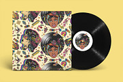 Funk old school tattoo, a Background Graphic by intueri (Thumbnail 3 of 7)