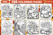 Autunm Coloring Pages, an Illustration by Design House (Thumbnail 2 of 2)