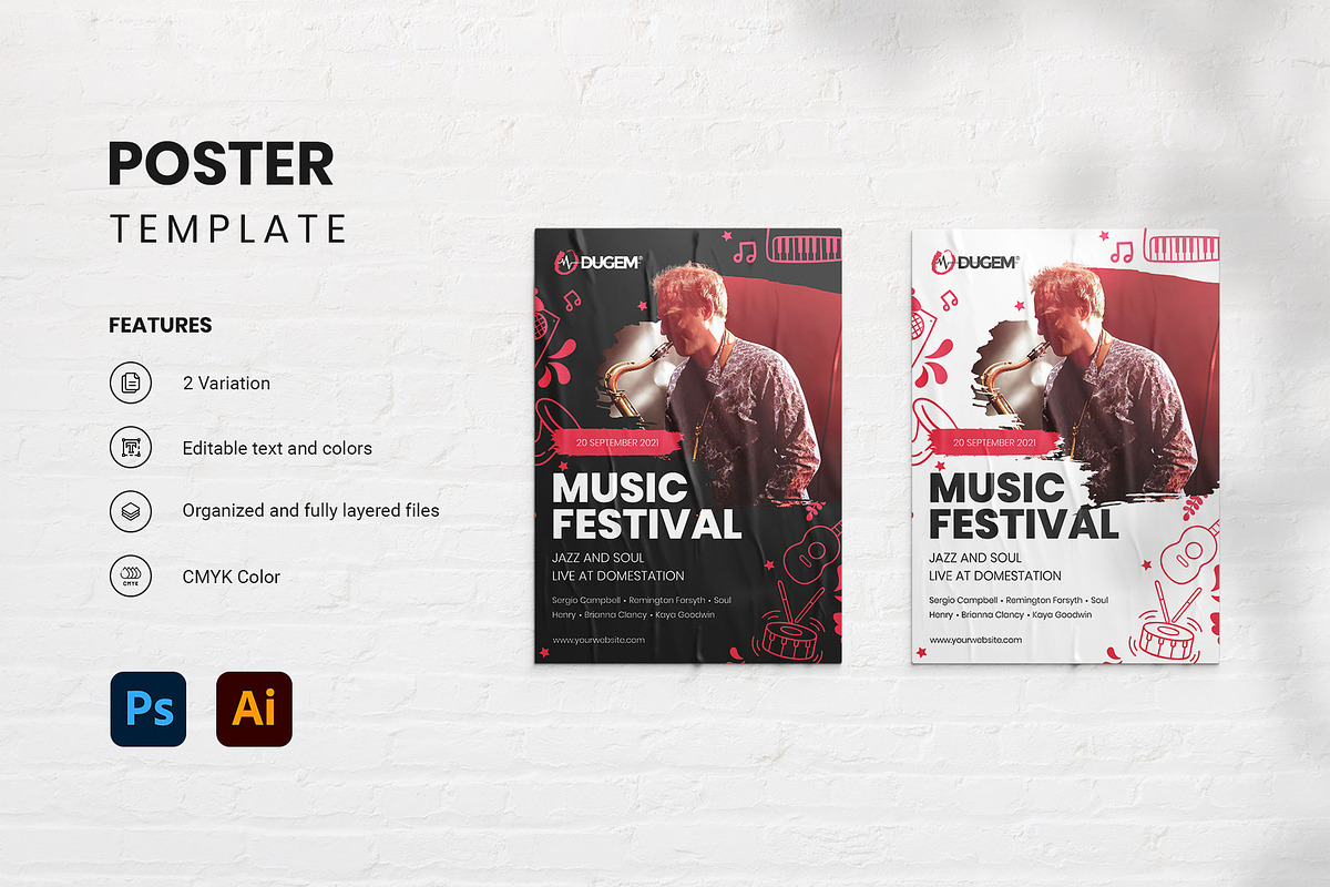 Poster - Dugem 2, a Poster Template by Themes Awesome (Photo 1 of 3)