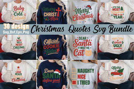 Christmas  Quotes Svg Bundle
