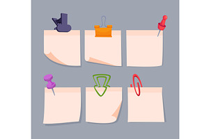 Office stickers. collection of paper, a Finance Illustration by Onyx