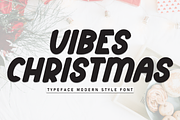 Vibes Christmas | Script Font, a Script Font by Scratchones (Thumbnail 1 of 8)