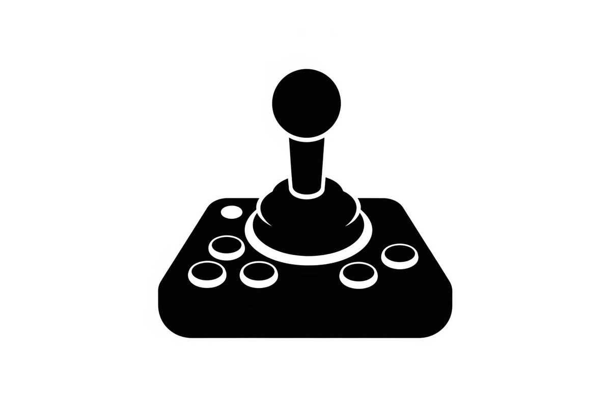 50 Retro Gaming Joystick Vector Bund, an Illustration by Creativeshirt (Photo 5 of 51)