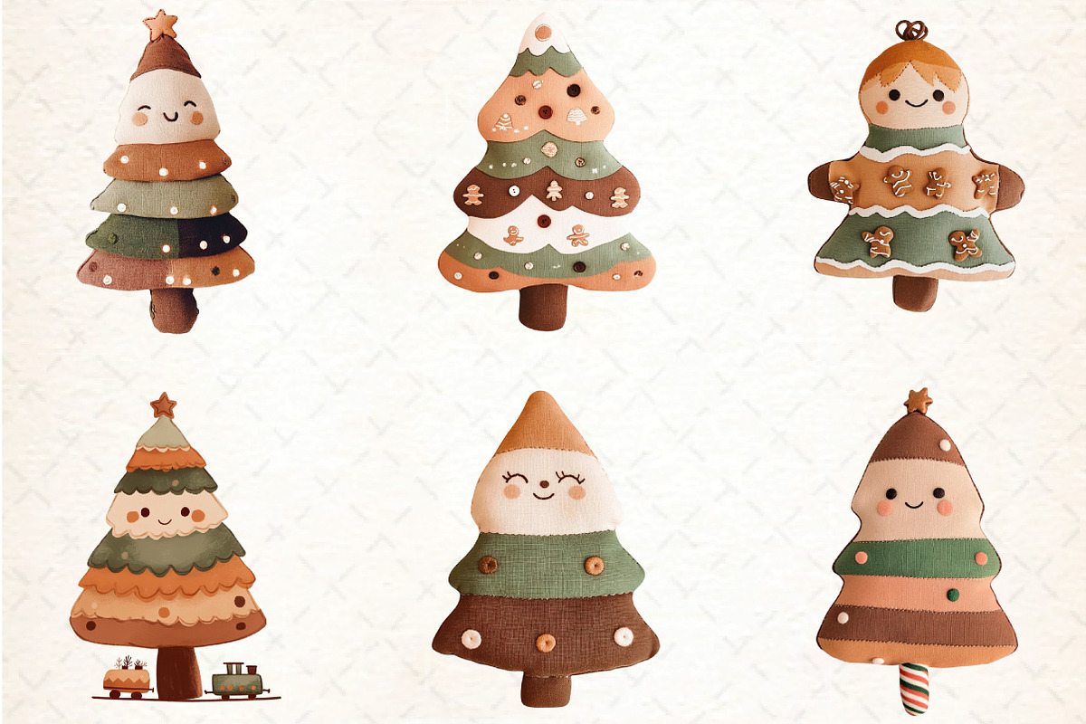 Cozy Christmas Hand-drawn Tree, an Illustration by DreamCafeArt (Photo 5 of 8)