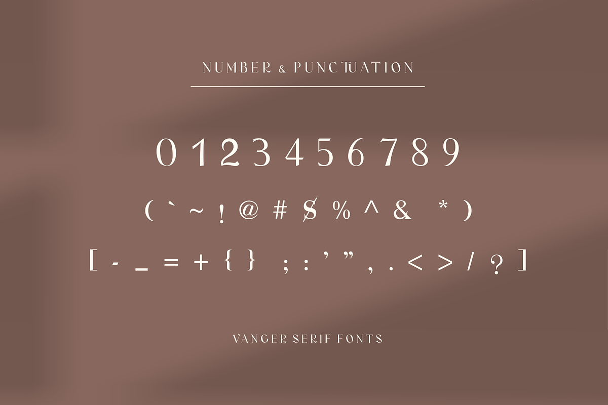 Vanger _ modern serif font, a Serif Font by Penatic Studio (Photo 8 of 10)