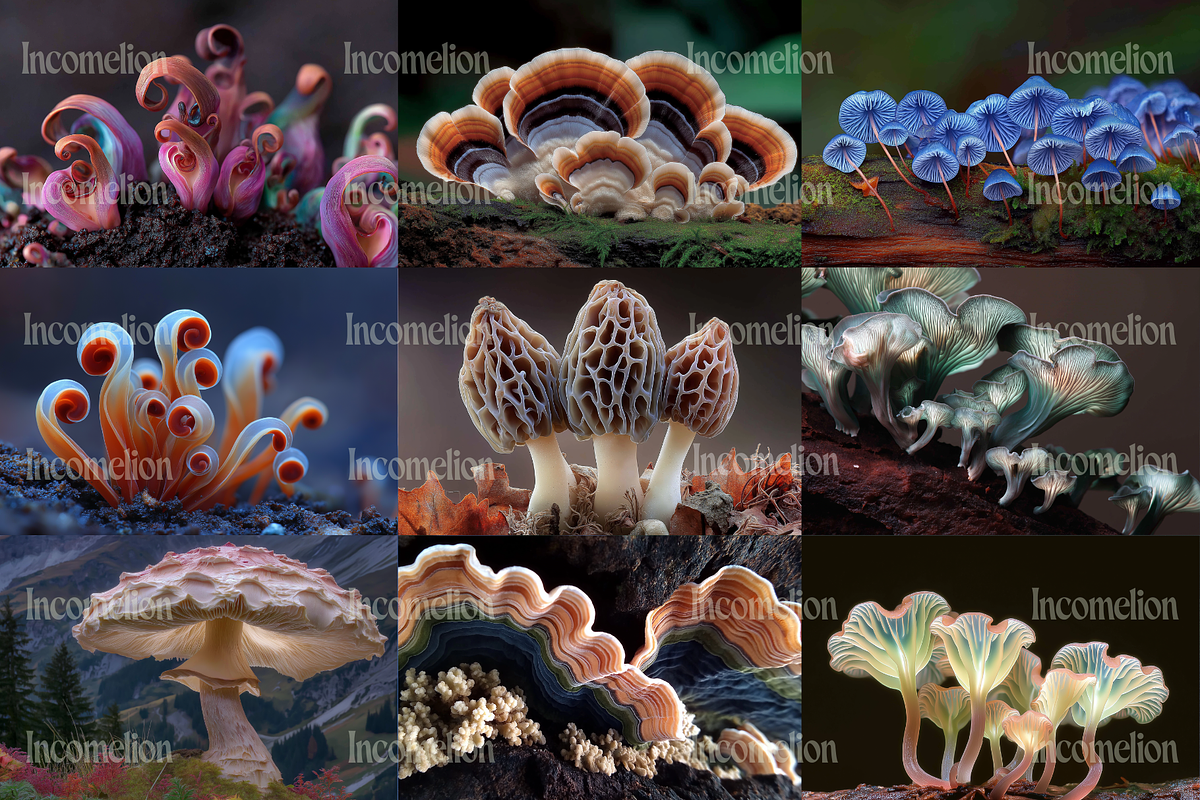 50 Fungi Mushrooms Stock Photos, a Nature Photo by Incomelion (Photo 13 of 14)