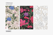 Elegant Botanical Floral Pattern, a Pattern Graphic by likorbut (Thumbnail 8 of 14)