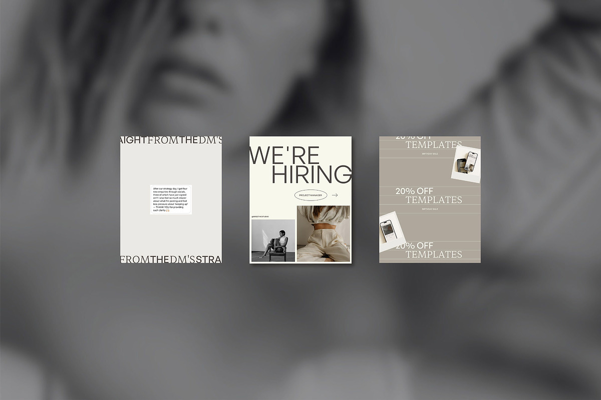 100+ Bold Modern Instagram Templates preview 5