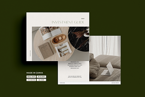 Olivia | Services Guide CANVA